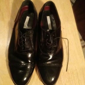 Florsheim Vintage size 9.5 D Black Leather Oxfords